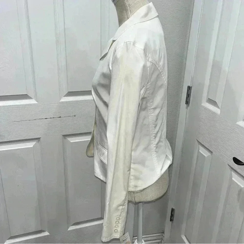 Lauren Ralph Lauren NWT small flaw button front Jacket with pockets - Picture 8 of 11